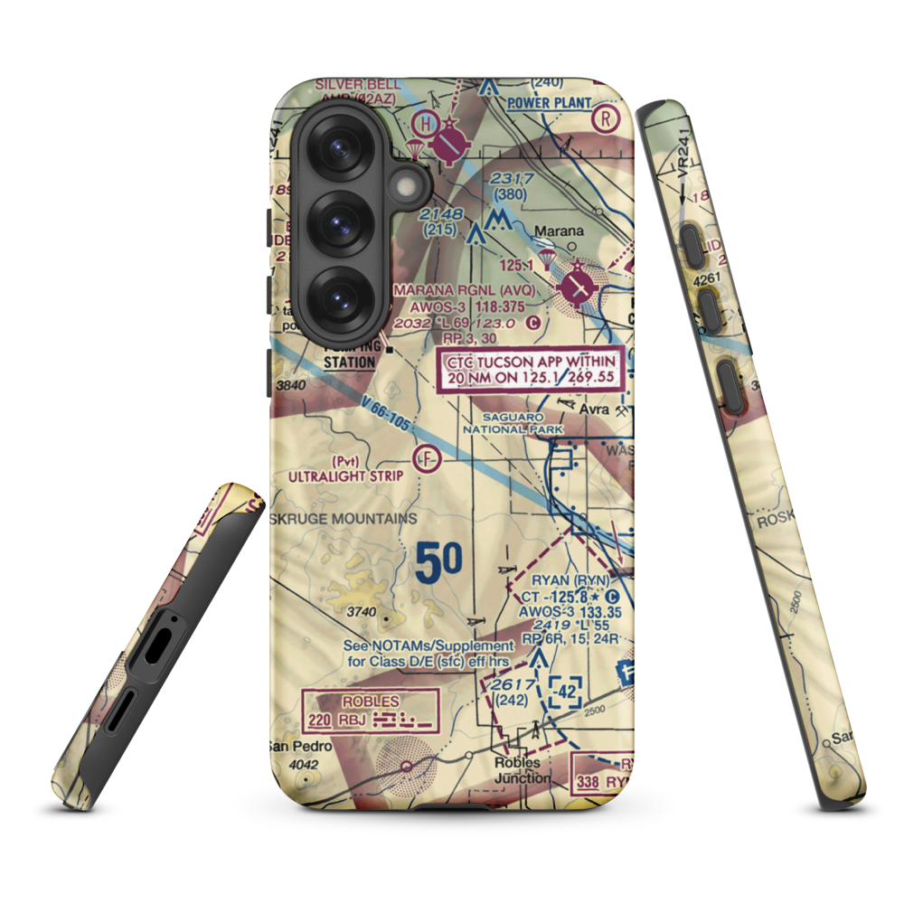 Taylor Field (0AZ1) VFR Sectional Samsung Phone Case Samsung Galaxy S25 Plus model shown