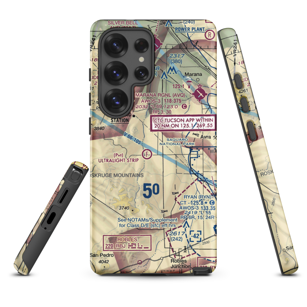 Taylor Field (0AZ1) VFR Sectional Samsung Phone Case Samsung Galaxy S25 Ultra model shown