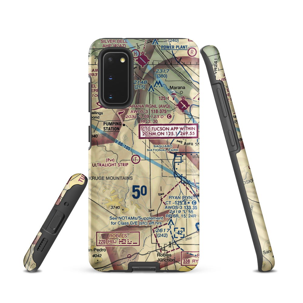 Taylor Field (0AZ1) VFR Sectional Samsung Phone Case Samsung Galaxy S20 model shown