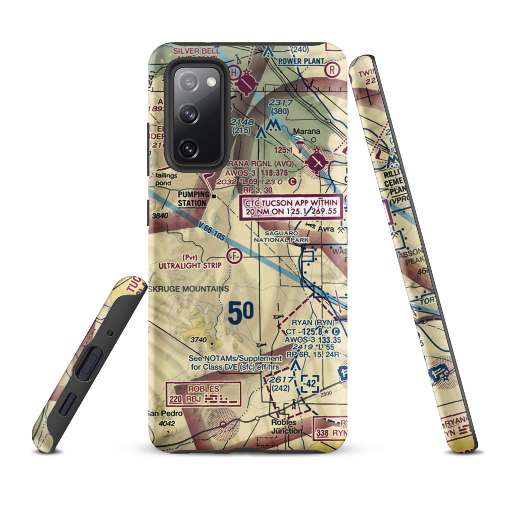 Taylor Field (0AZ1) VFR Sectional Samsung Phone Case Samsung Galaxy S20 FE model shown
