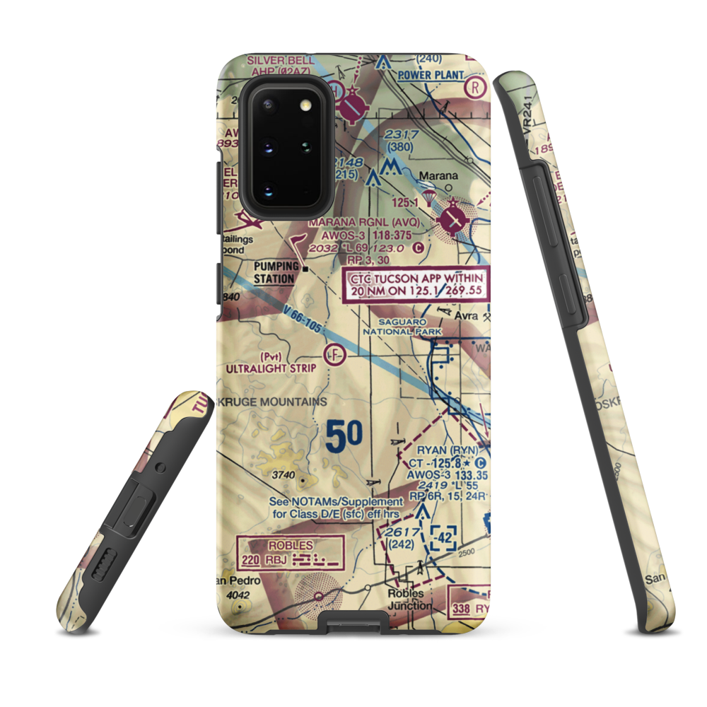 Taylor Field (0AZ1) VFR Sectional Samsung Phone Case Samsung Galaxy S20 Plus model shown