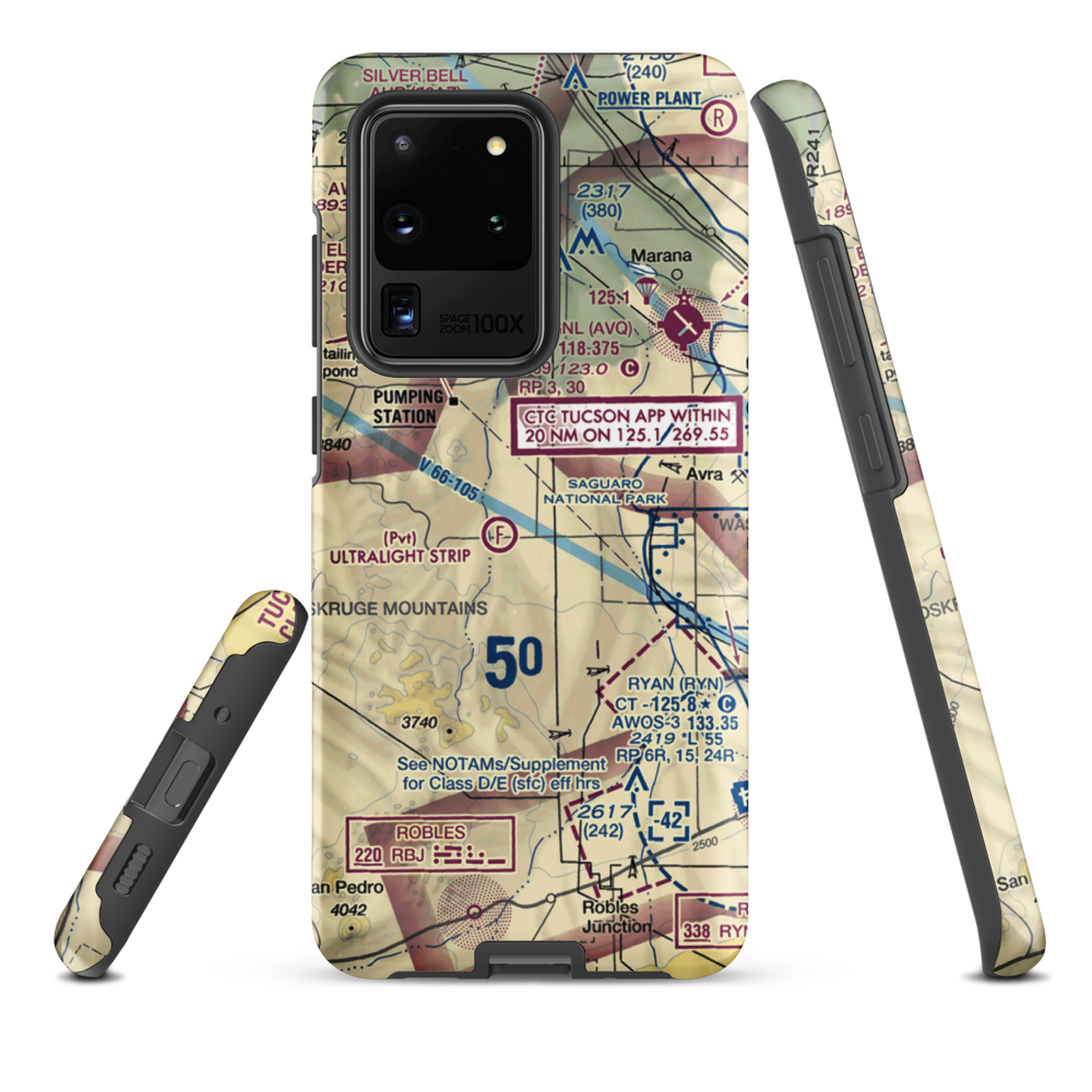 Taylor Field (0AZ1) VFR Sectional Samsung Phone Case Samsung Galaxy S20 Ultra model shown