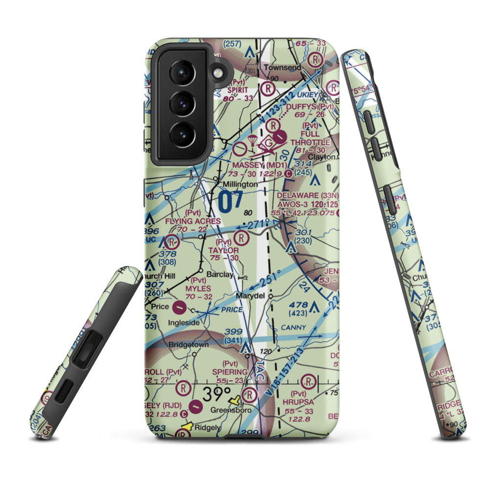 Taylor Field (0MD1) VFR Sectional Samsung Phone Case Samsung Galaxy S21 Plus model shown