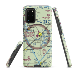 Taylorville Municipal Airport (TAZ) VFR Sectional Samsung Phone Case