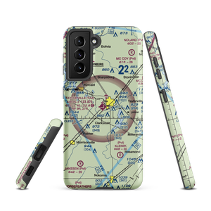 Taylorville Municipal Airport (TAZ) VFR Sectional Samsung Phone Case