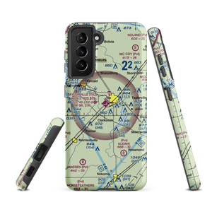 Taylorville Municipal Airport (TAZ) VFR Sectional Samsung Phone Case