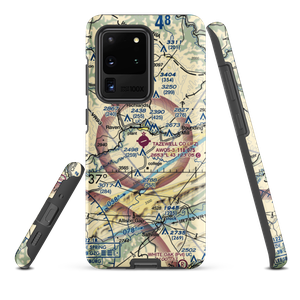 Tazewell County Airport (JFZ) VFR Sectional Samsung Phone Case