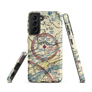 Tazewell County Airport (JFZ) VFR Sectional Samsung Phone Case