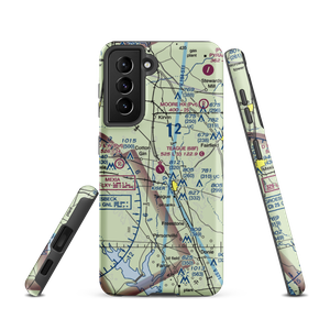 Teague Municipal Airport (68F) VFR Sectional Samsung Phone Case