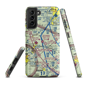 Tecumseh Products Airport (36MI) VFR Sectional Samsung Phone Case