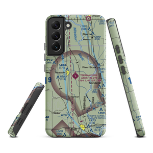 Tekamah Municipal Airport (TQE) VFR Sectional Samsung Phone Case