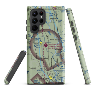 Tekamah Municipal Airport (TQE) VFR Sectional Samsung Phone Case