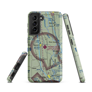 Tekamah Municipal Airport (TQE) VFR Sectional Samsung Phone Case