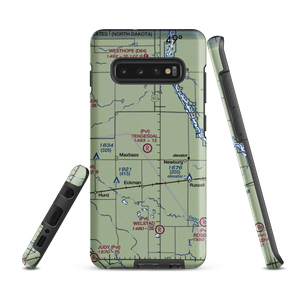 Tengesdal Airport (69ND) VFR Sectional Samsung Phone Case