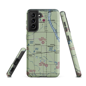 Tengesdal Airport (69ND) VFR Sectional Samsung Phone Case