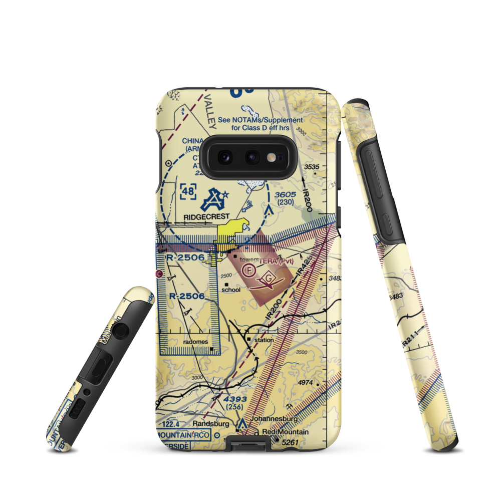 Tera Ultralightport (0CL8) VFR Sectional Samsung Phone Case Samsung Galaxy S10 Plus model shown