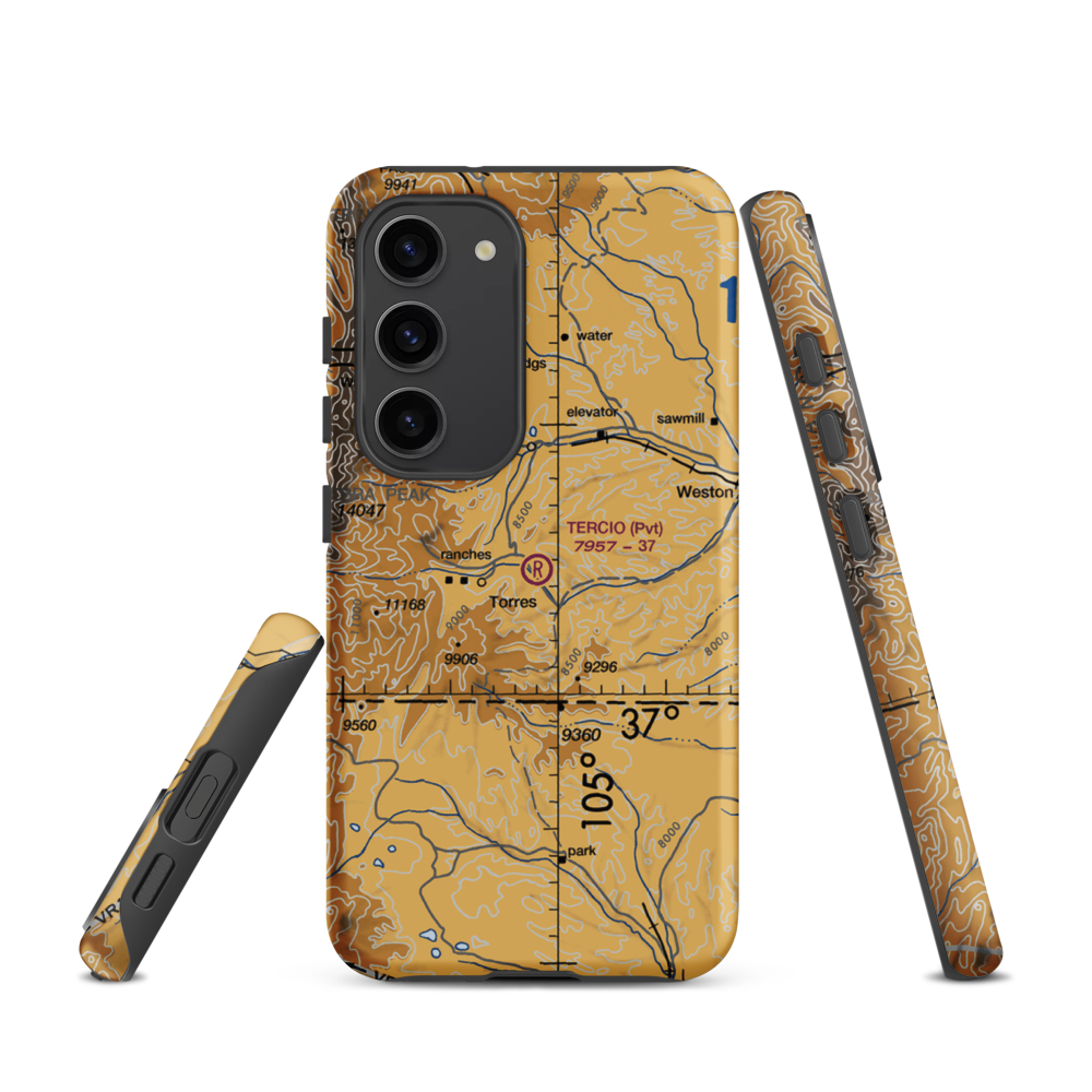 Tercio Ranch Airstrip (3CO4) VFR Sectional Samsung Phone Case Samsung Galaxy S23 model shown