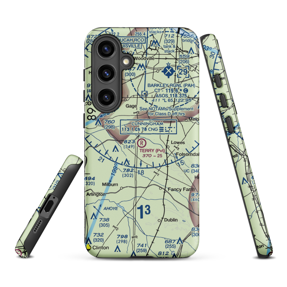 Terry Field (74KY) VFR Sectional Samsung Phone Case Samsung Galaxy S24 Plus model shown