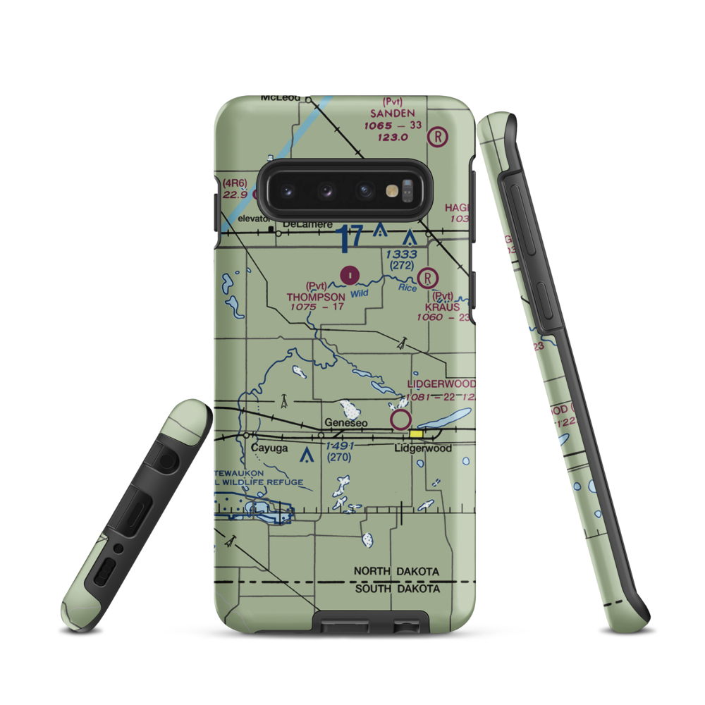 Tesch Strip (5ND4) VFR Sectional Samsung Phone Case Samsung Galaxy S10 model shown
