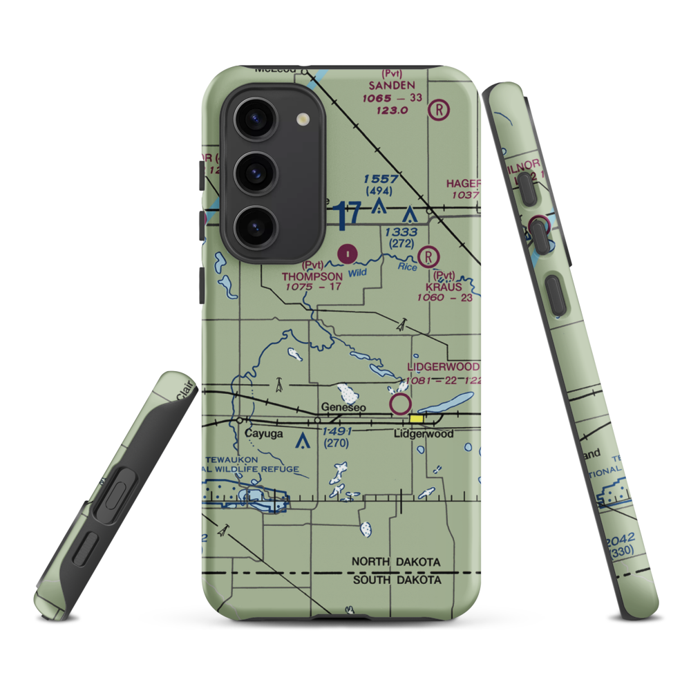 Tesch Strip (5ND4) VFR Sectional Samsung Phone Case Samsung Galaxy S23 Plus model shown