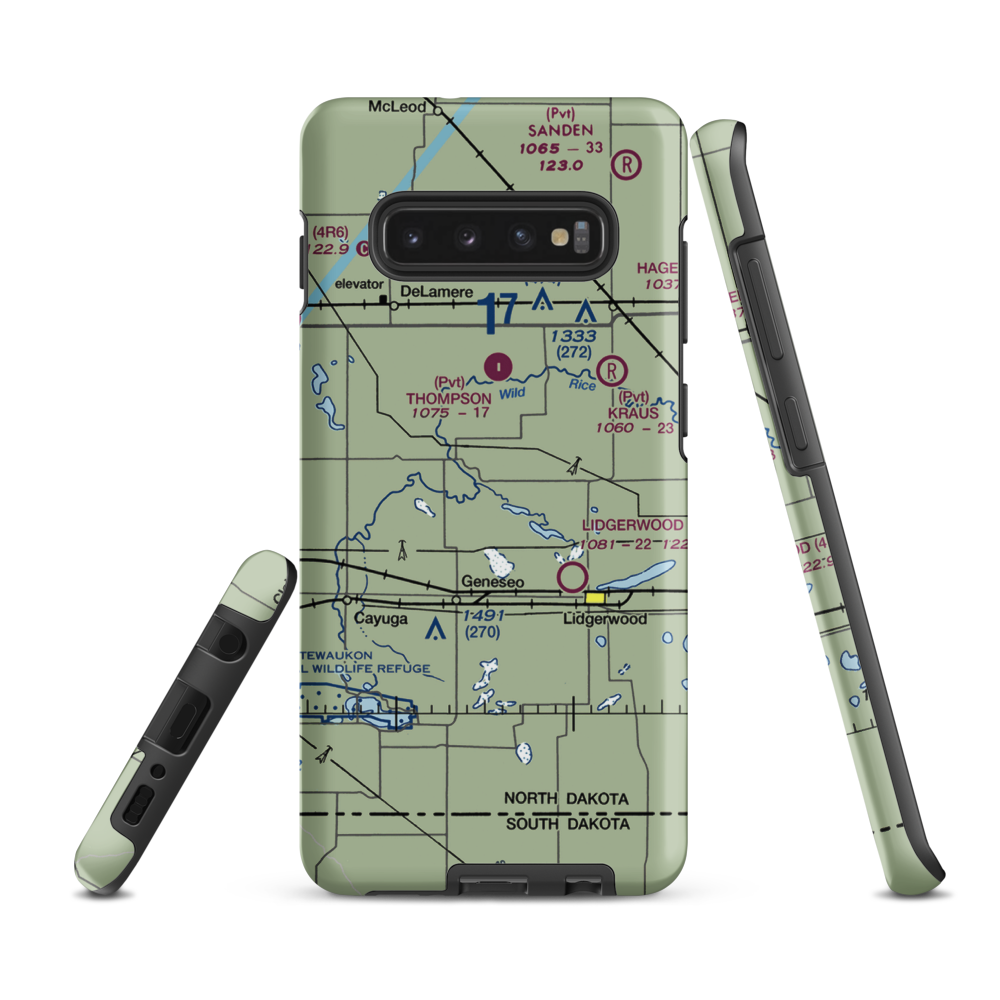 Tesch Strip (5ND4) VFR Sectional Samsung Phone Case Samsung Galaxy S10 Plus model shown