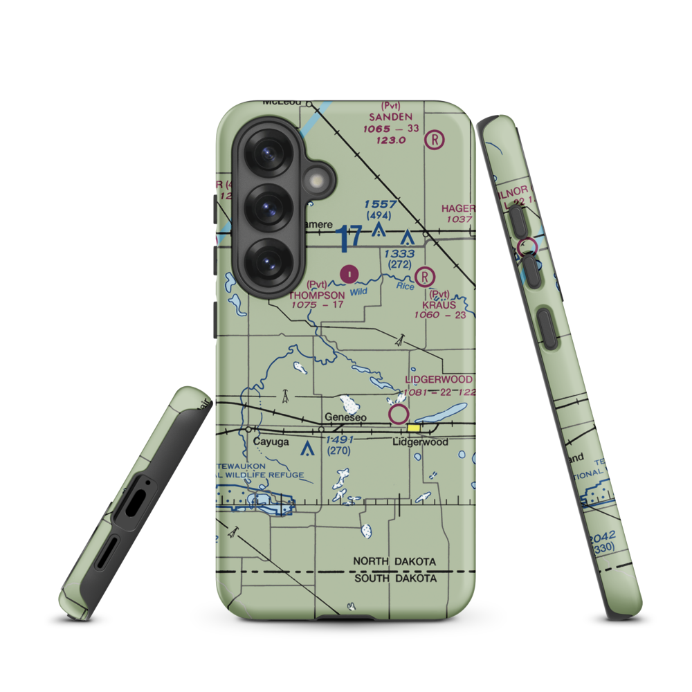 Tesch Strip (5ND4) VFR Sectional Samsung Phone Case Samsung Galaxy S25 model shown