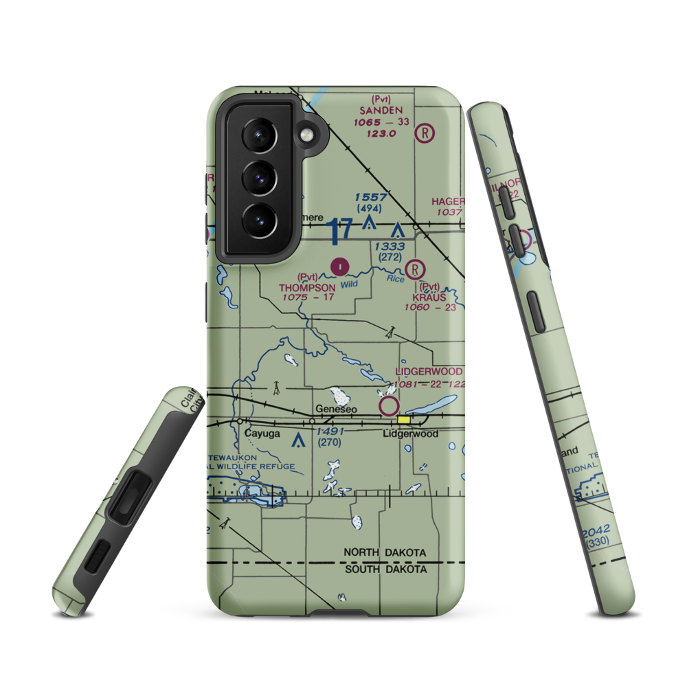 Tesch Strip (5ND4) VFR Sectional Samsung Phone Case Samsung Galaxy S21 model shown