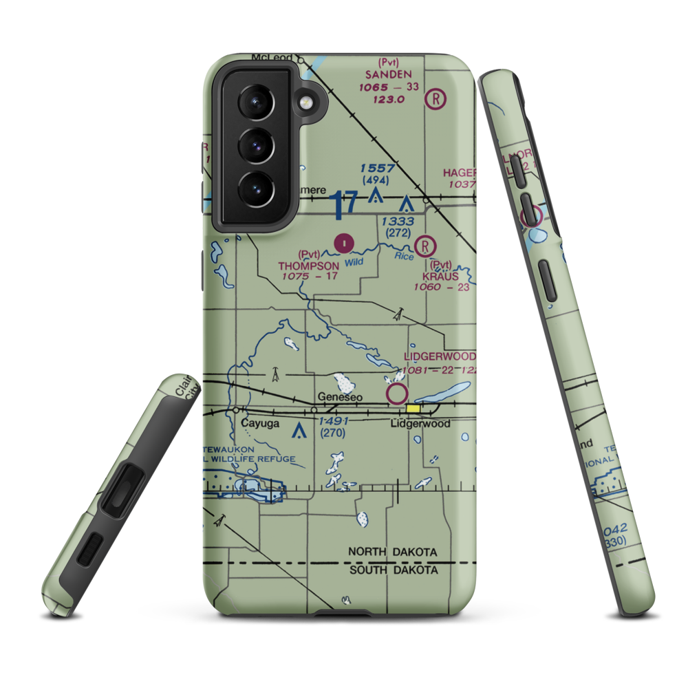 Tesch Strip (5ND4) VFR Sectional Samsung Phone Case Samsung Galaxy S21 Plus model shown