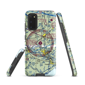 Texas Gulf Coast Regional Airport (LBX) VFR Sectional Samsung Phone Case
