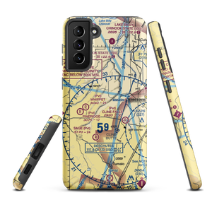 The Citadel Airport (61OR) VFR Sectional Samsung Phone Case