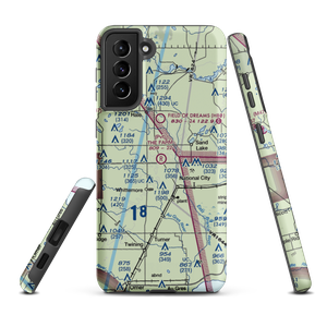 The Farm Airport (2MI6) VFR Sectional Samsung Phone Case