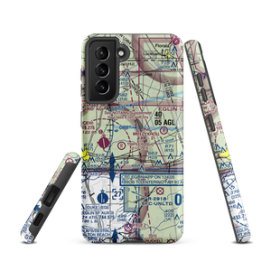 The Funny Farm Airport (FD03) VFR Sectional Samsung Phone Case