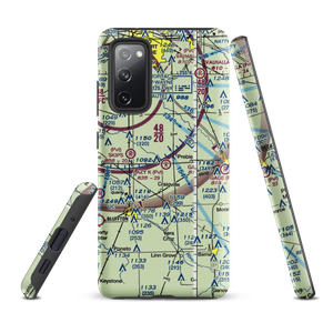 The Lazy K Airport (0IN2) VFR Sectional Samsung Phone Case