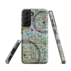 The Peninsula Airport (21MU) VFR Sectional Samsung Phone Case