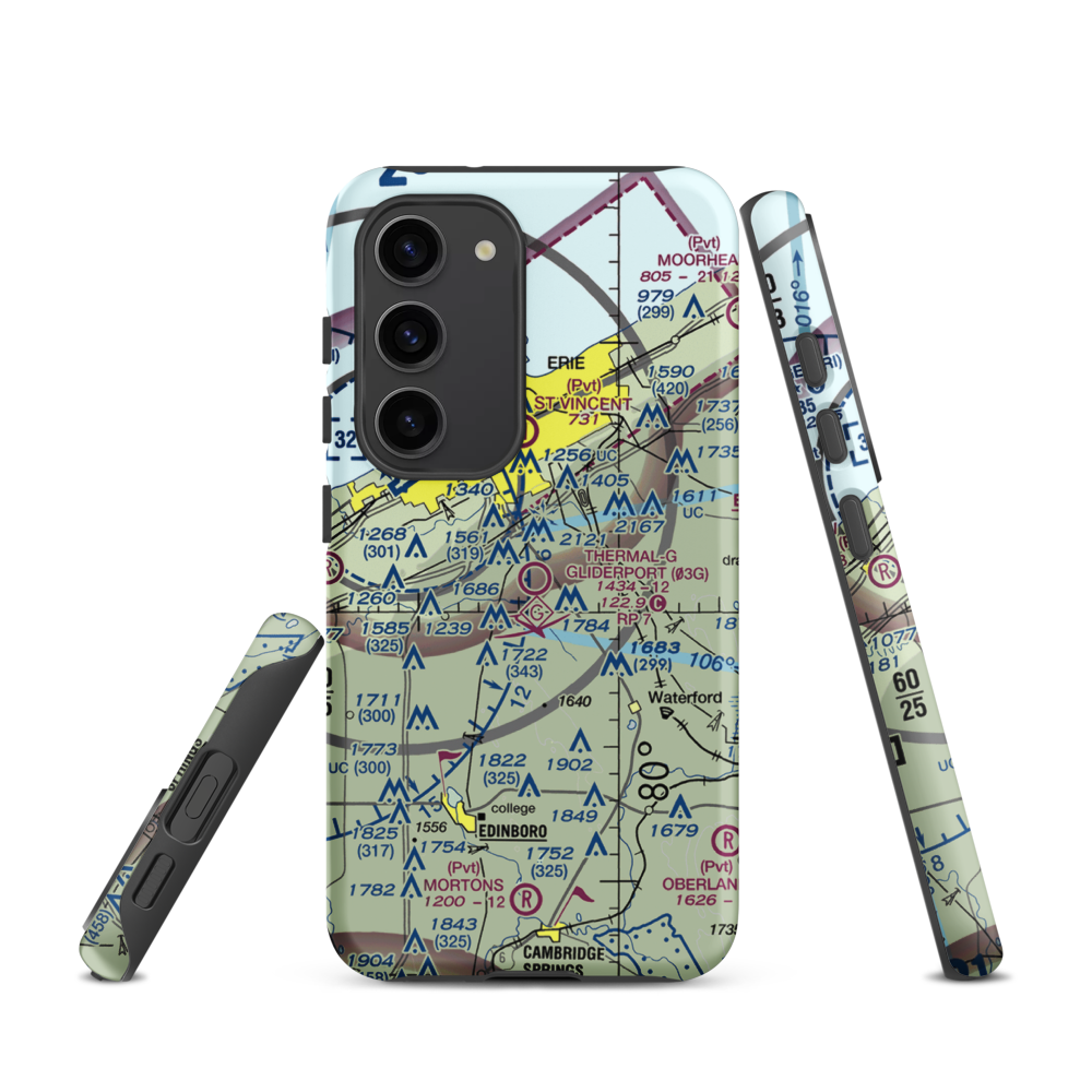 Thermal G. Ranch Gliderport (03G) VFR Sectional Samsung Phone Case Samsung Galaxy S23 model shown