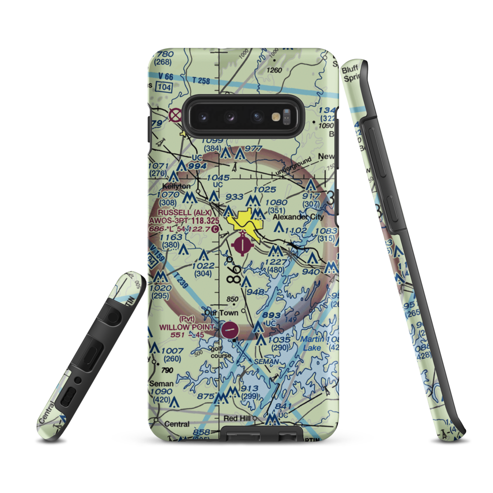 Thomas C Russell Field (ALX) VFR Sectional Samsung Phone Case Samsung Galaxy S10e model shown