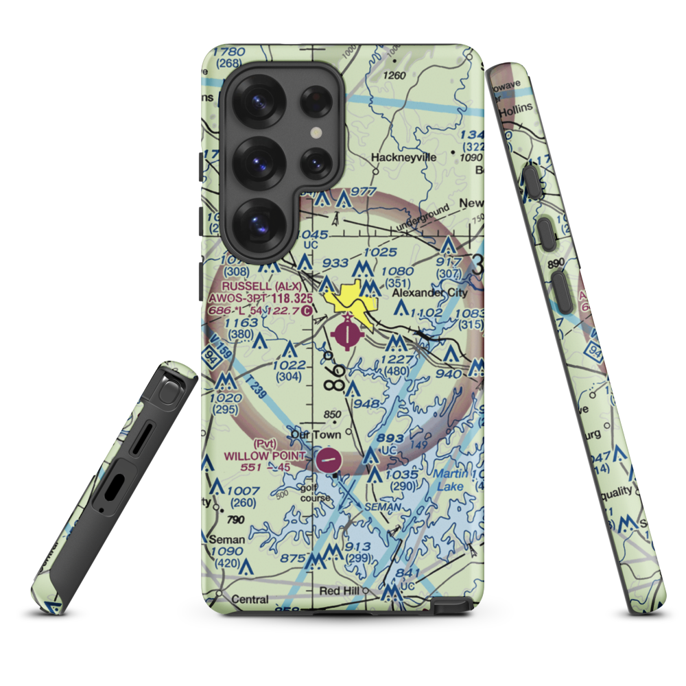Thomas C Russell Field (ALX) VFR Sectional Samsung Phone Case Samsung Galaxy S25 Ultra model shown