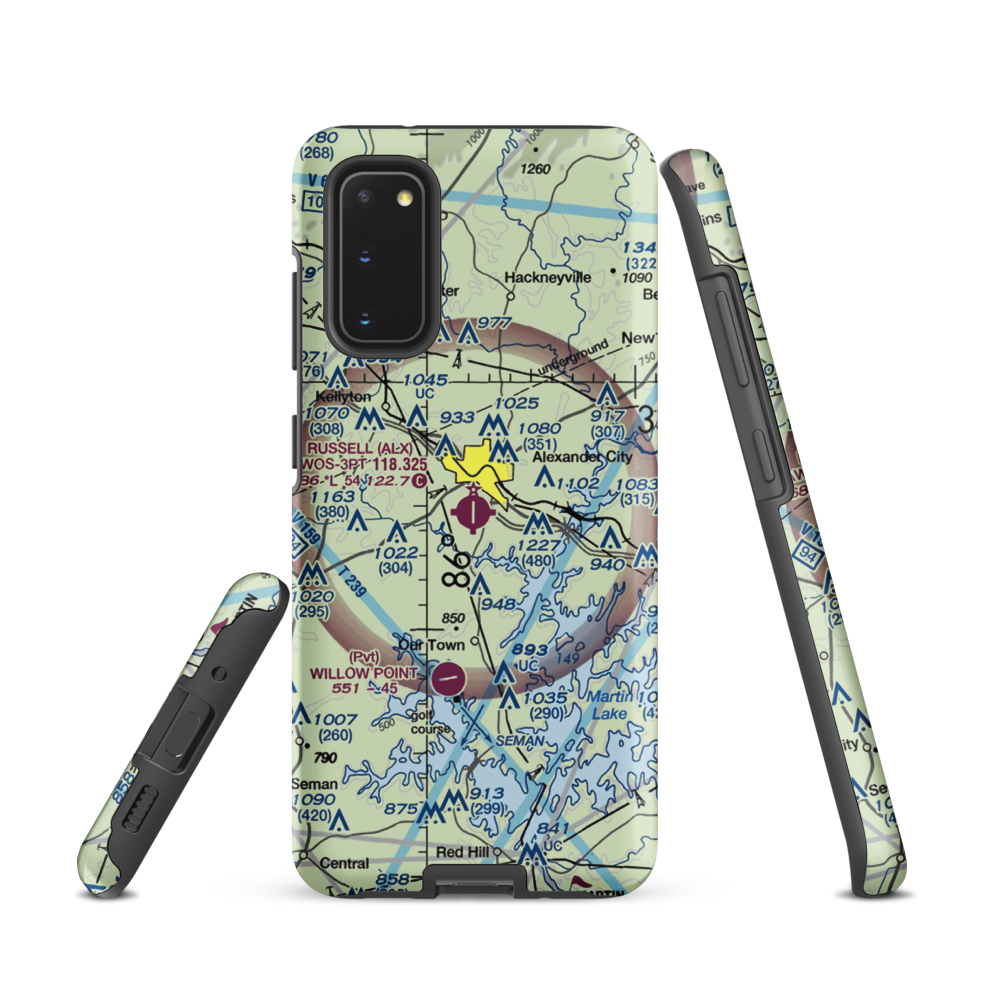 Thomas C Russell Field (ALX) VFR Sectional Samsung Phone Case Samsung Galaxy S20 model shown
