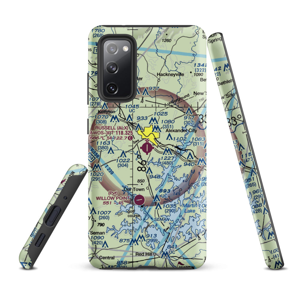 Thomas C Russell Field (ALX) VFR Sectional Samsung Phone Case Samsung Galaxy S20 FE model shown