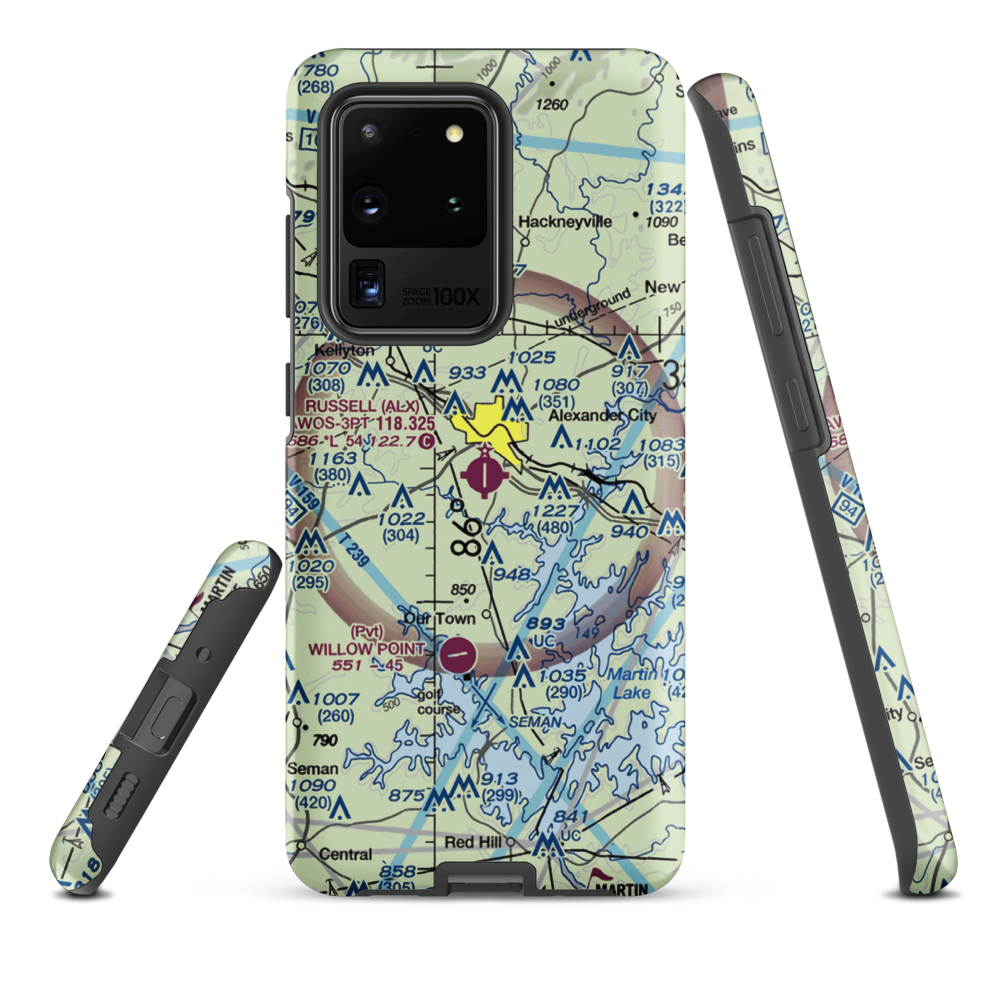 Thomas C Russell Field (ALX) VFR Sectional Samsung Phone Case Samsung Galaxy S20 Ultra model shown