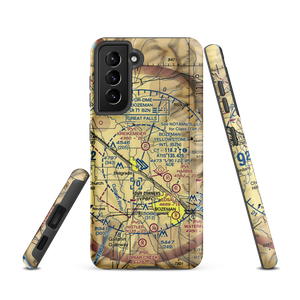 Thompson Field (MT81) VFR Sectional Samsung Phone Case