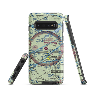 Thomson-McDuffie County Airport (HQU) VFR Sectional Samsung Phone Case