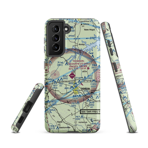 Thomson-McDuffie County Airport (HQU) VFR Sectional Samsung Phone Case