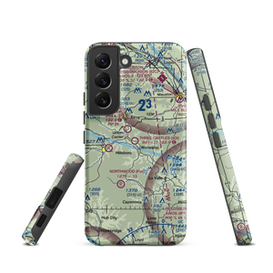 Three Castles Airpark (4D1) VFR Sectional Samsung Phone Case