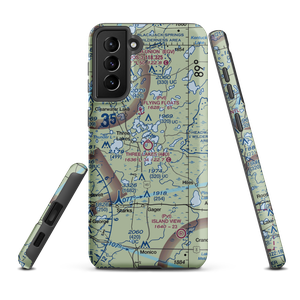 Three Lakes Municipal Airport (40D) VFR Sectional Samsung Phone Case