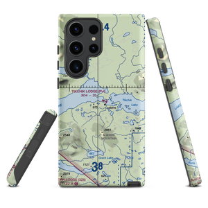 Tikchik Lodge Seaplane Base (KTH) VFR Sectional Samsung Phone Case