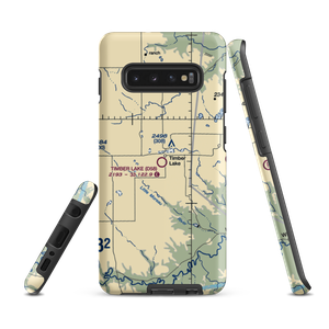 Timber Lake Municipal Airport (D58) VFR Sectional Samsung Phone Case