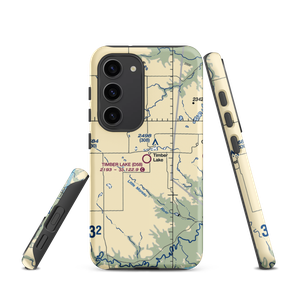 Timber Lake Municipal Airport (D58) VFR Sectional Samsung Phone Case