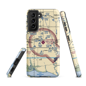 Tioga Municipal Airport (D60) VFR Sectional Samsung Phone Case