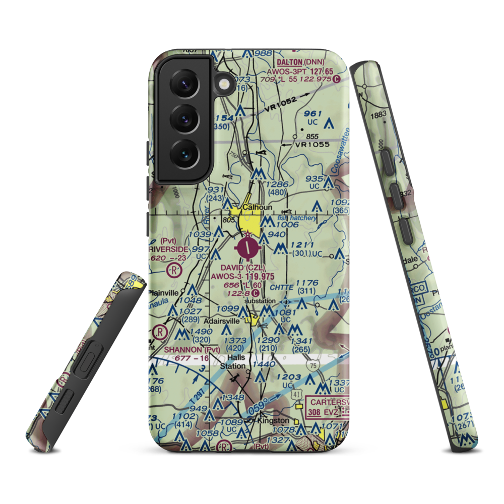 Tom B. David Field (CZL) VFR Sectional Samsung Phone Case Samsung Galaxy S22 Plus model shown